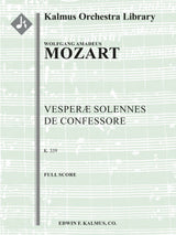 Mozart: Vesperae Solennes de Confessore, K. 339