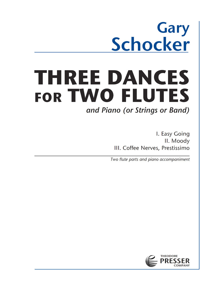 Schocker: 3 Dances for 2 Flutes