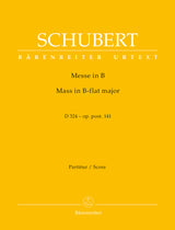 Schubert: Mass in B-flat Major, D 324, Op. posth. 141