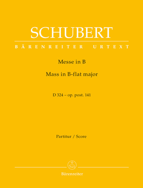 Schubert: Mass in B-flat Major, D 324, Op. posth. 141
