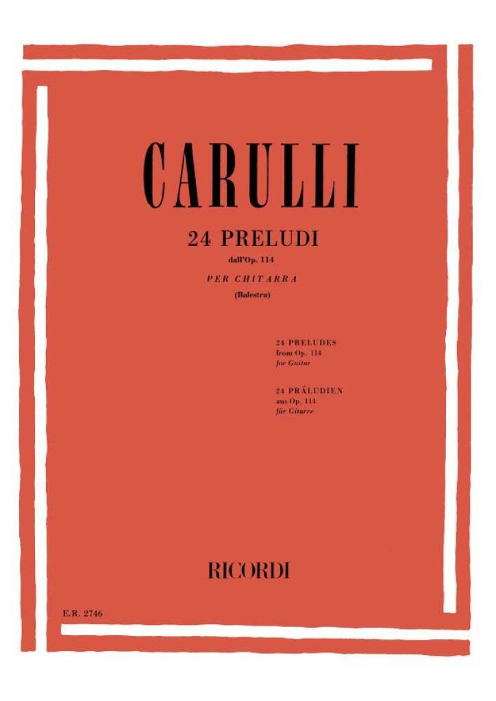 Carulli: 24 Preludes from Op. 114