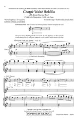Chante Waste Hoksila (arr. for SATB Choir)