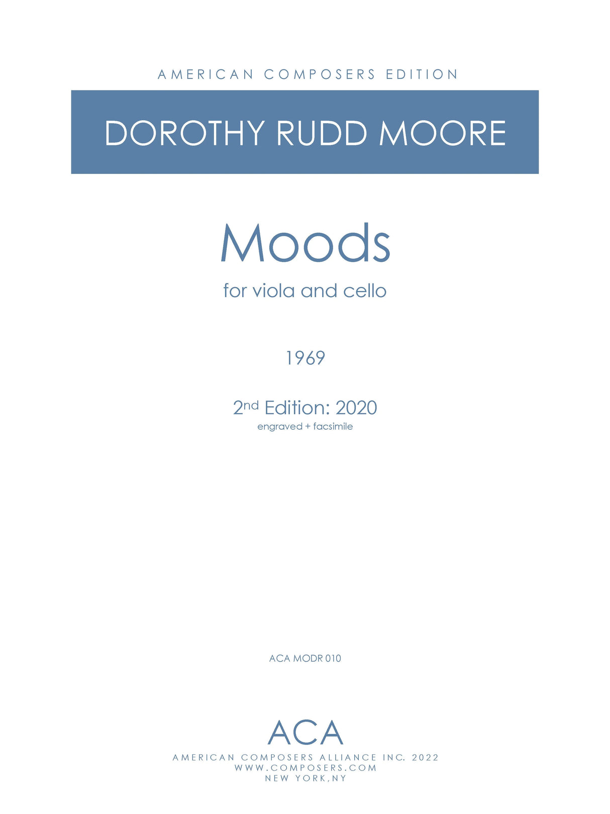 Moore: Moods