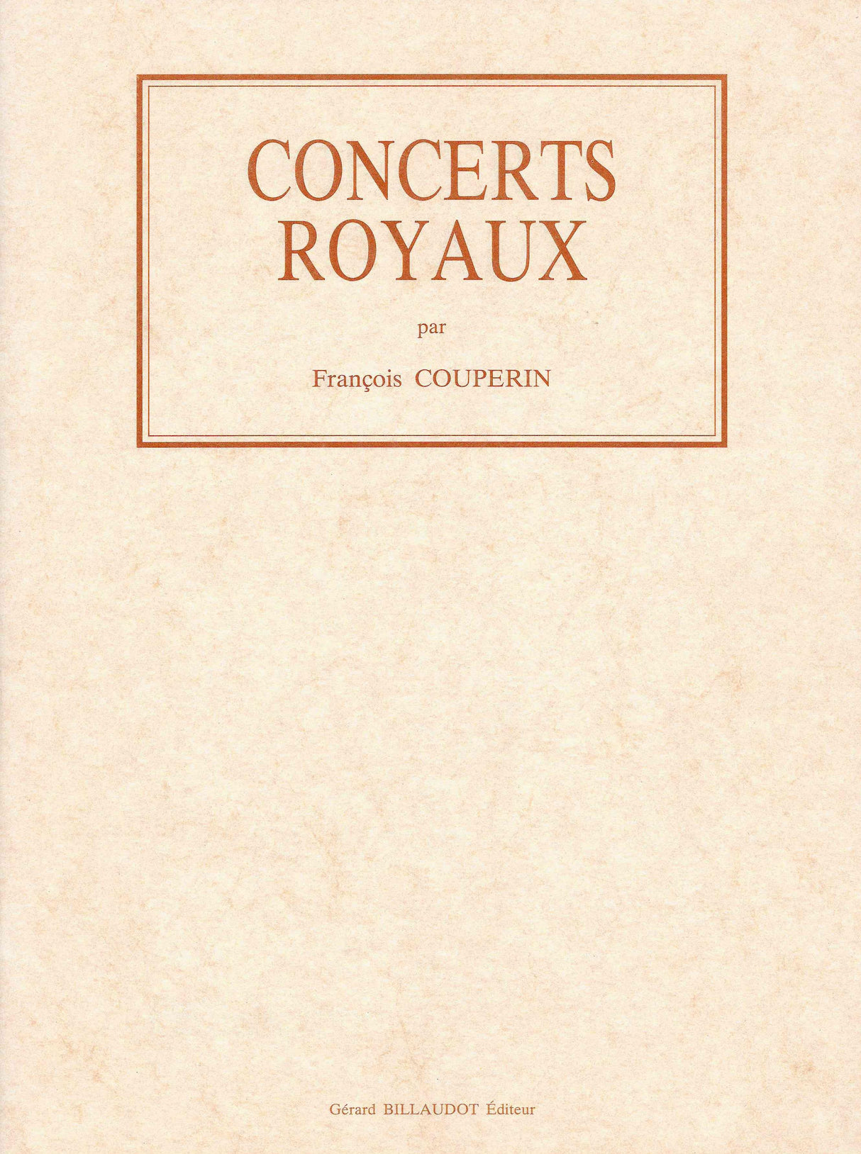 Couperin: Concerts royaux