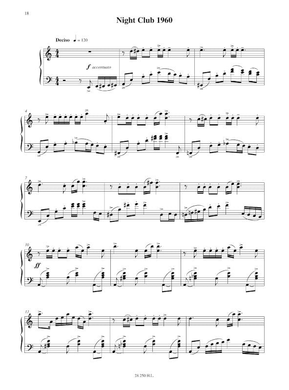 Piazzolla: Histoire du tango (for piano)