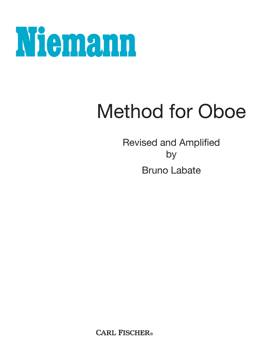 Niemann: Method for Oboe