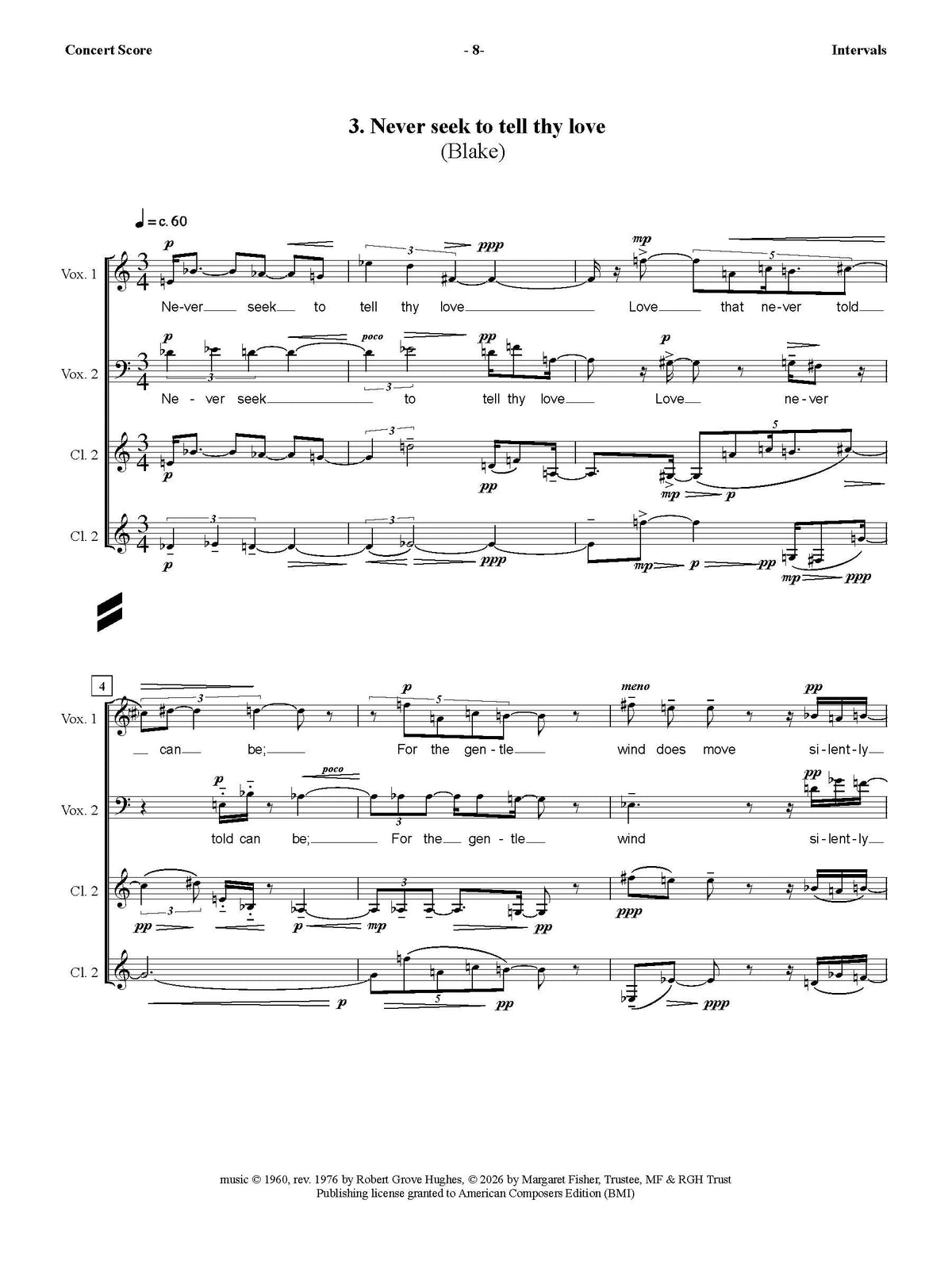 Hughes: Intervals