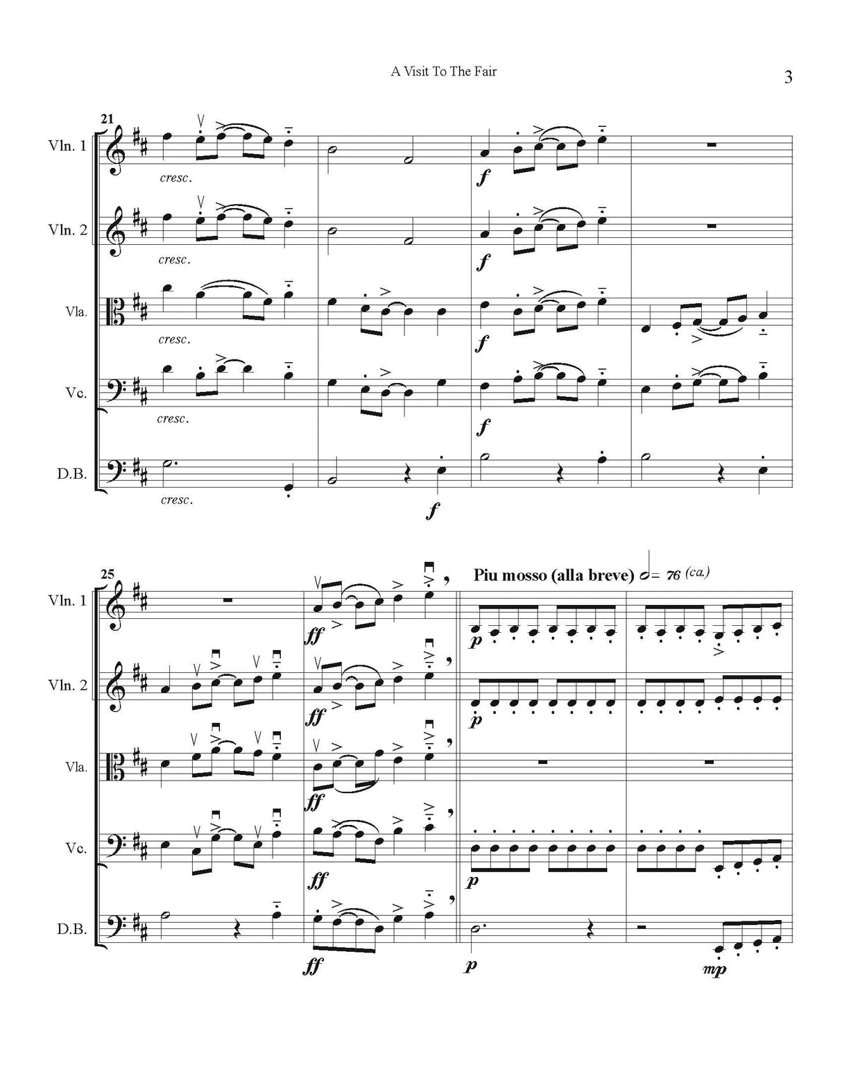 Read: A Visit to the Fair for String Orchestra