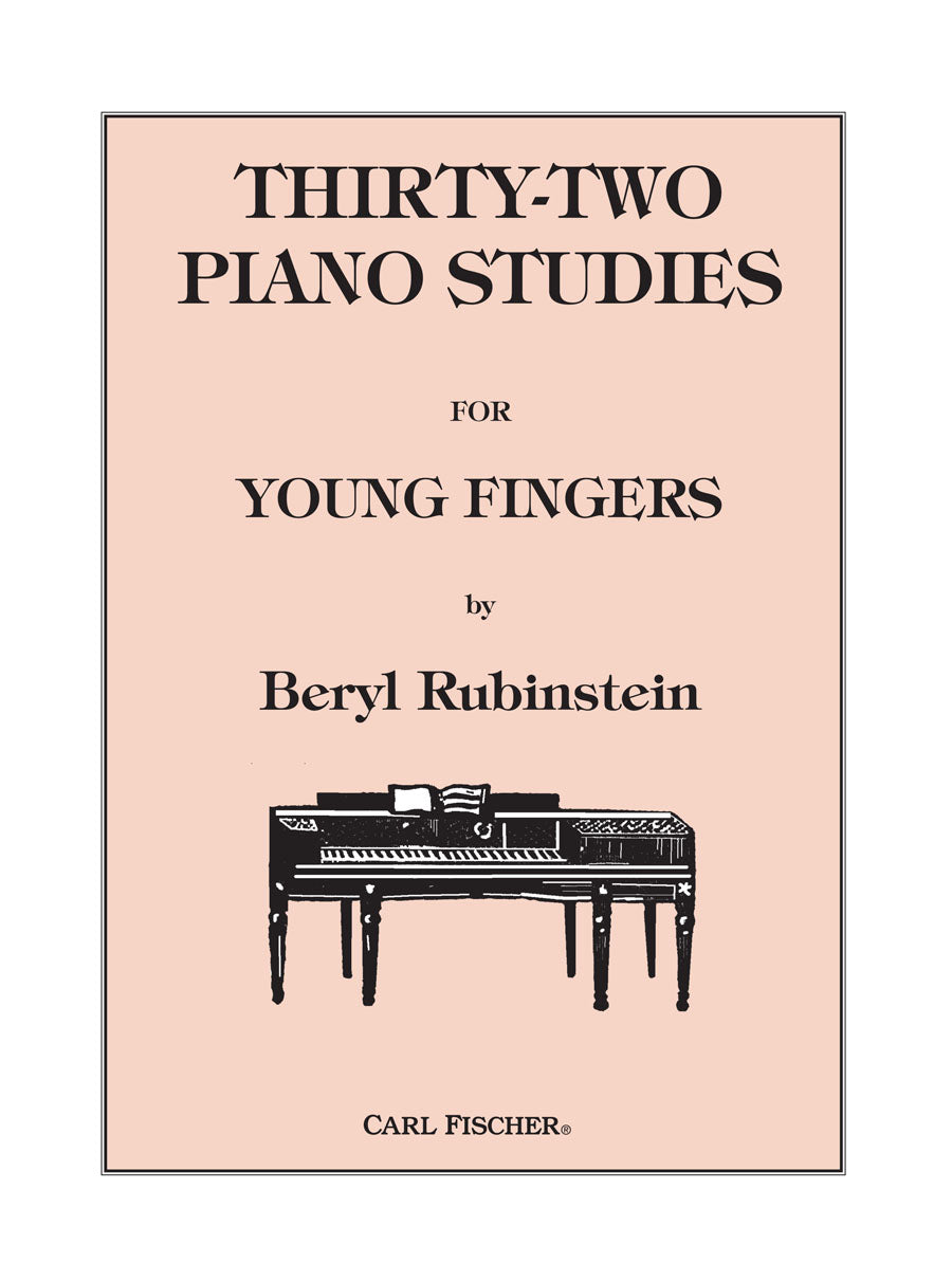 Rubinstein: 32 Piano Studies for Young Fingers