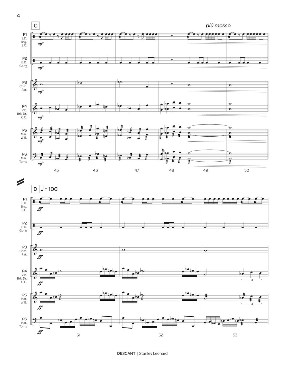 Leonard: Descant