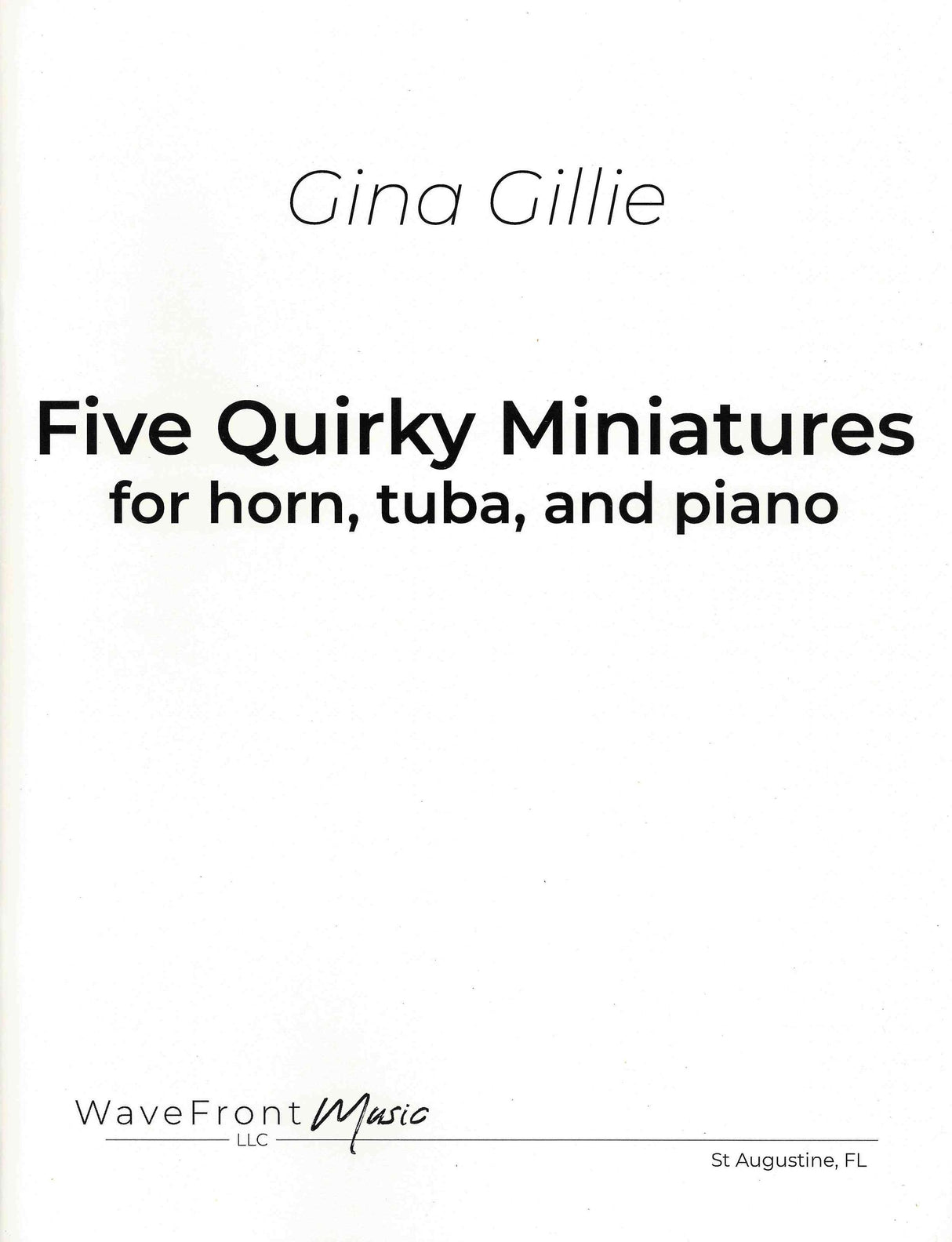 Gillie: 5 Quirky Miniatures