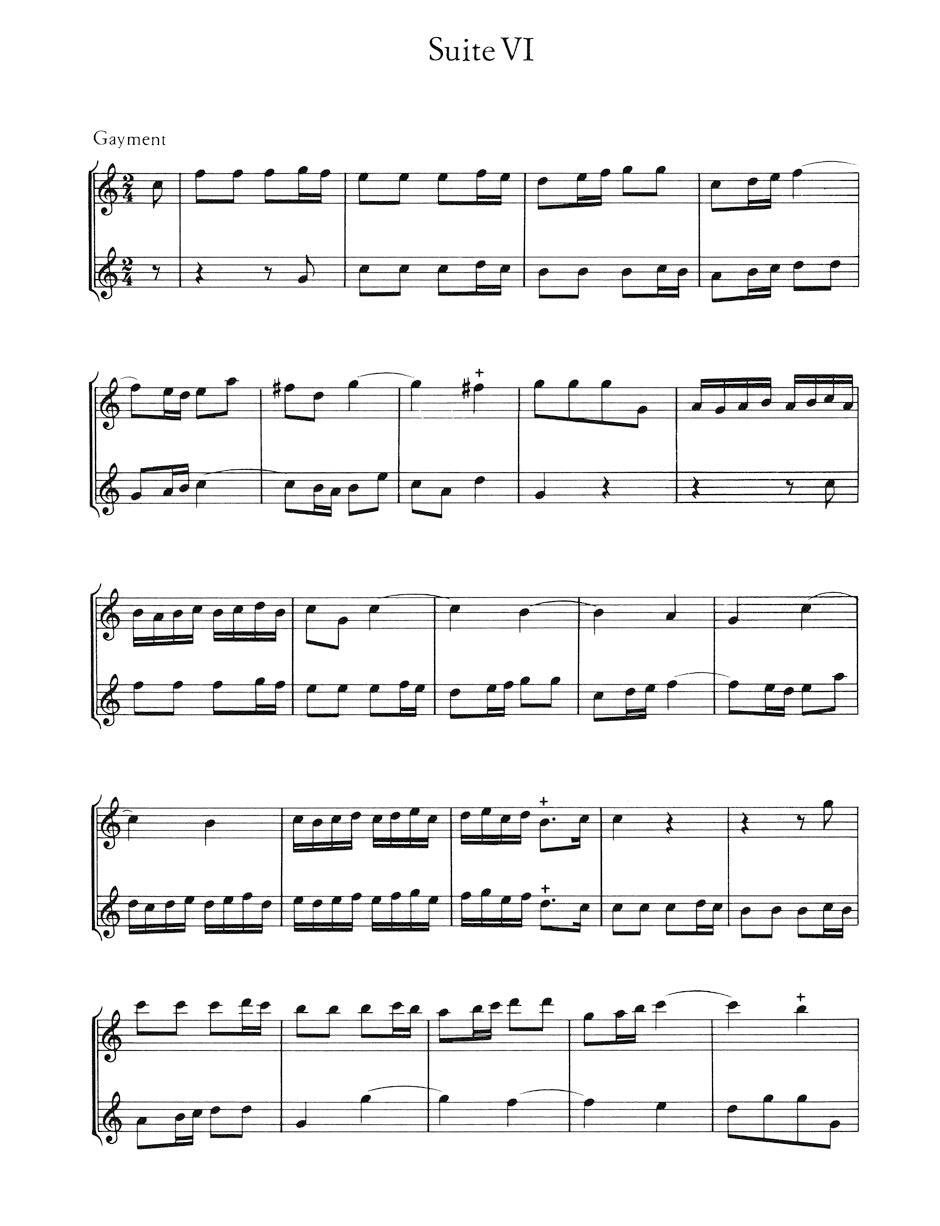 Boismortier: 6 Little Suites from Op. 27