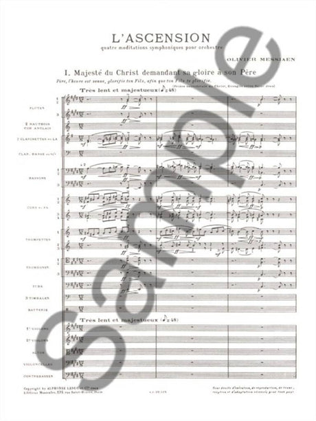 Messiaen: L'Ascension