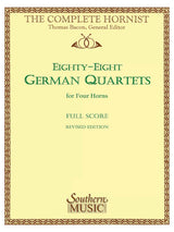 88 German Quartets (arr. for 4 horns)