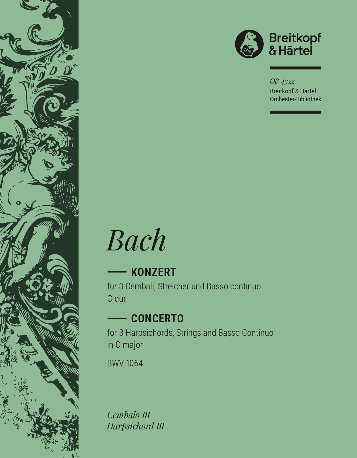 アート・デザイン・音楽 BACH BWV 3 - Katalog (Abbildungen) Bach: Concerto for 3 Harpsichords in C Major, BWV 1064 – Ficks Music