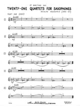 Roussakis: 21 Saxophone Quartets