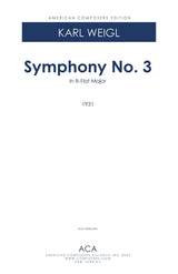 Weigl: Symphony No. 3 in B-flat Major