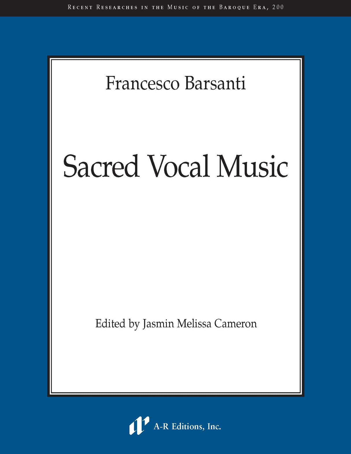 Barsanti: Sacred Vocal Music