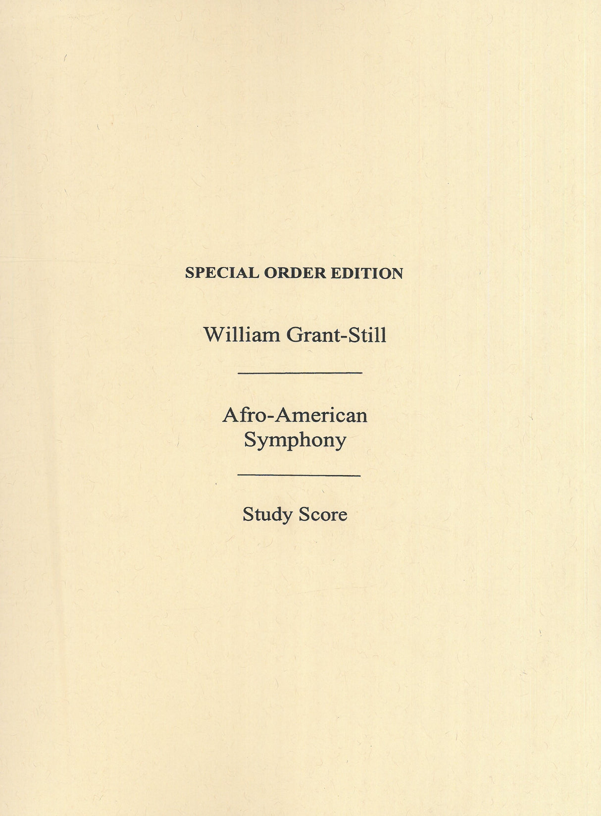 Still: Afro-American Symphony