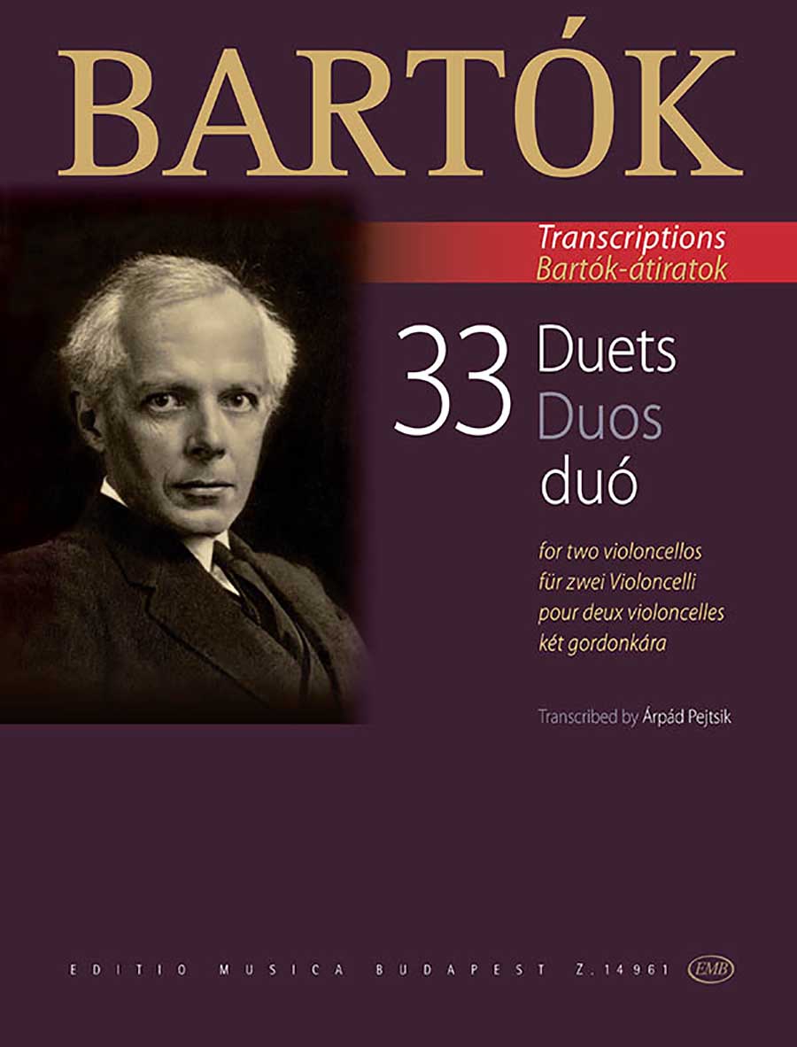 Bartók: 33 Duets (arr. for 2 cellos)