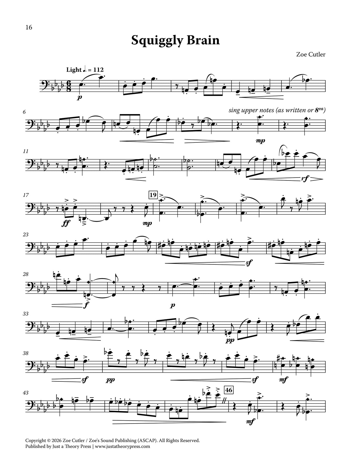 Concert Etudes for Solo Trombone