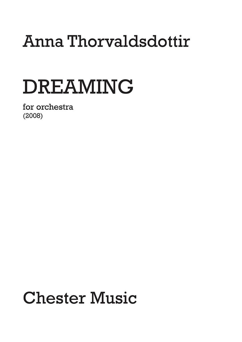 Thorvaldsdottir: Dreaming – Ficks Music