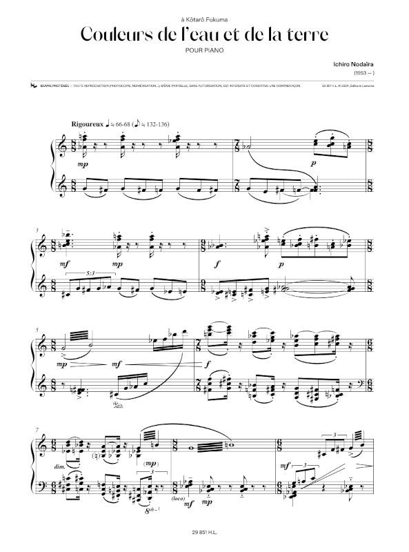 Nodaira: Couleurs de l'eau et de la terre