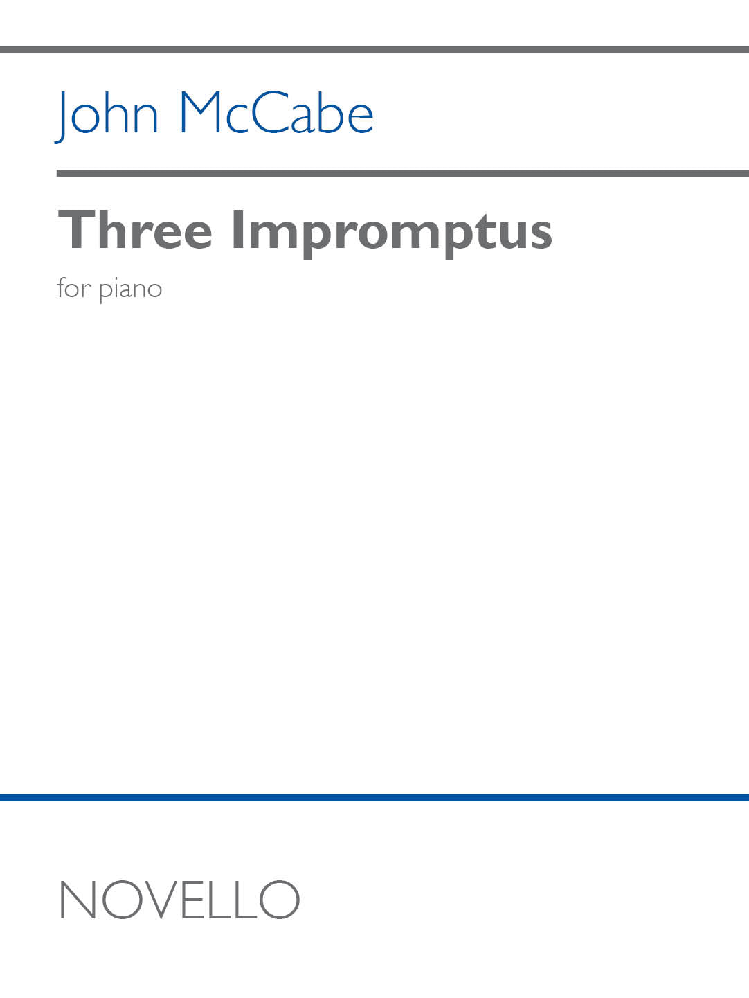 J. McCabe: 3 Impromptus