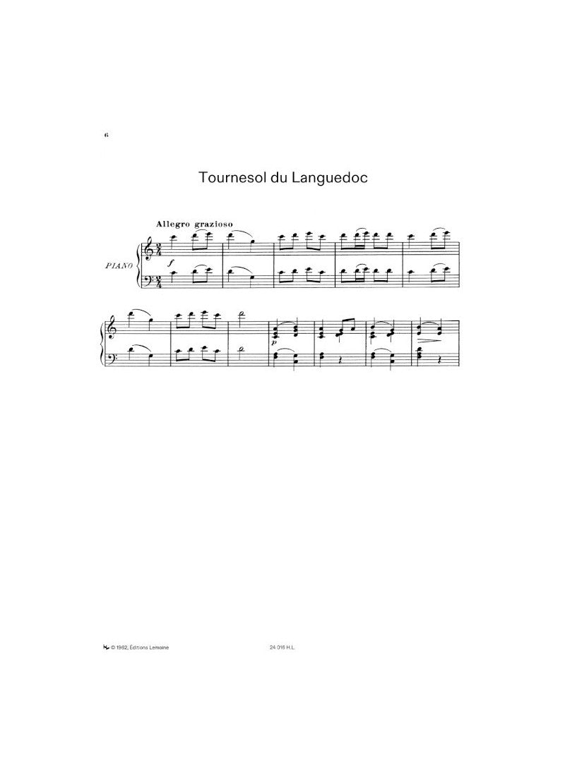 Tailleferre: Fleurs de France