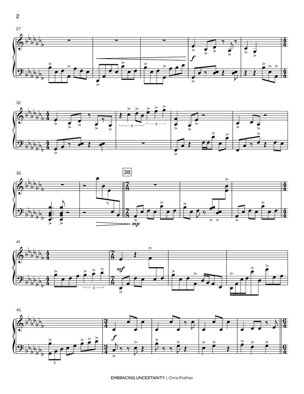 Prather: Embracing Uncertainty