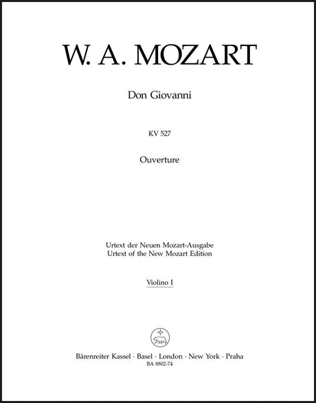 Mozart: Overture to Don Giovanni, K. 527