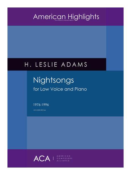 Adams: Nightsongs