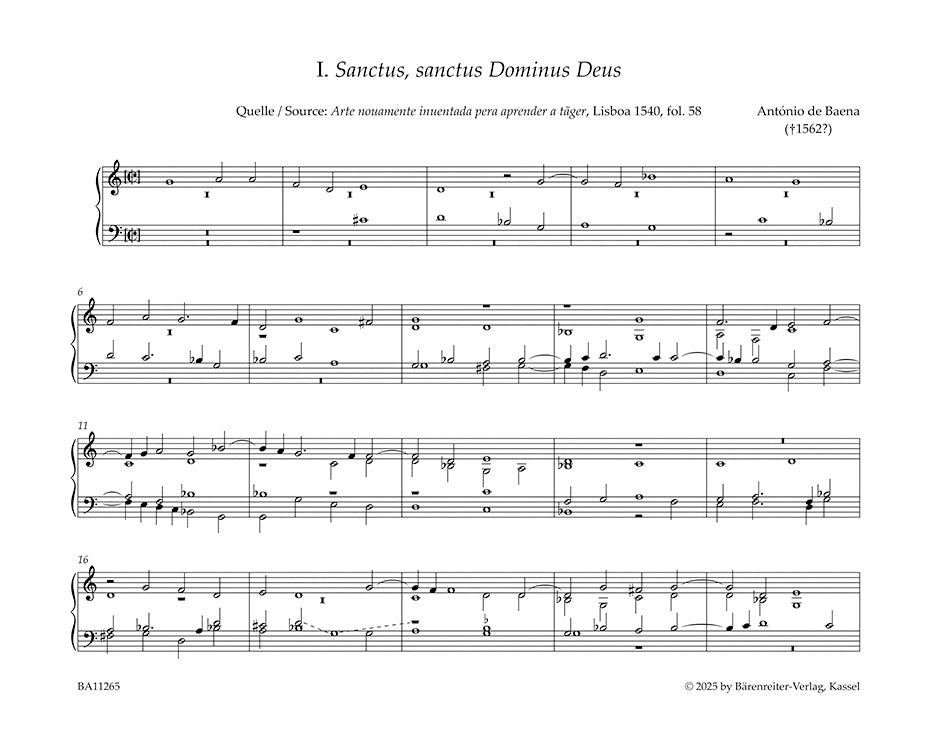 Portuguese Organ Music from 1540–1834