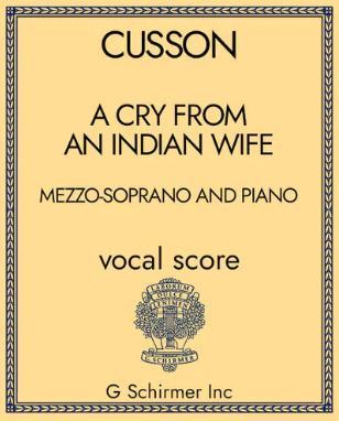 Cusson: A Cry from an Indian Wife