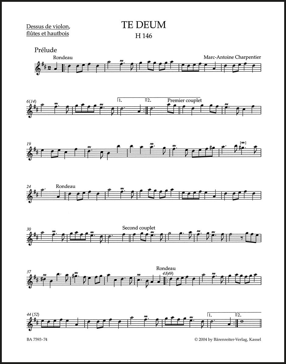 Charpentier: Te Deum, H 146