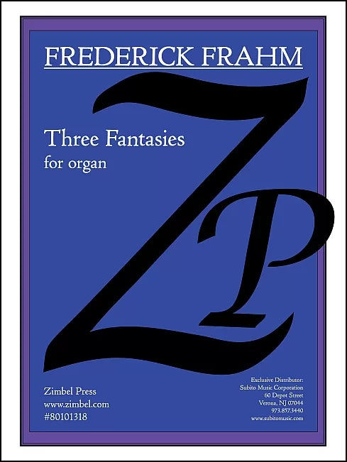 Frahm: 3 Fantasies for Organ