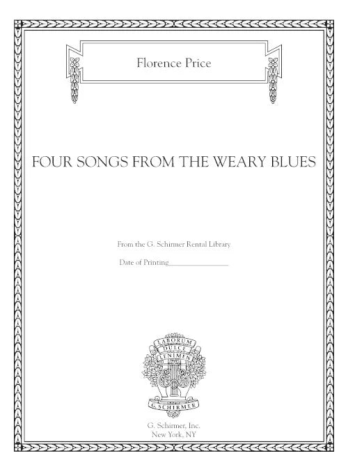 Price: Four Songs from The Weary Blues
