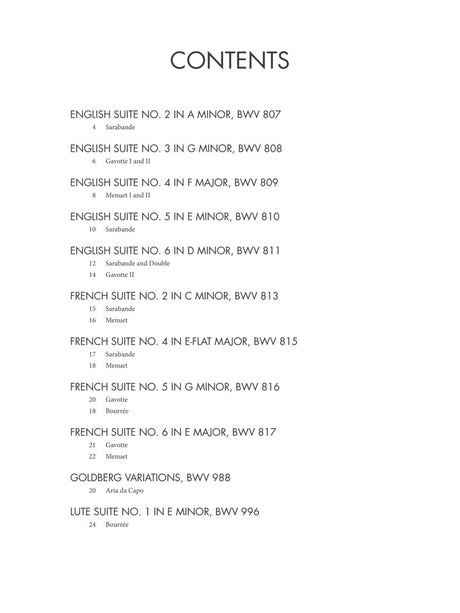 Bach: Easiest Piano Pieces