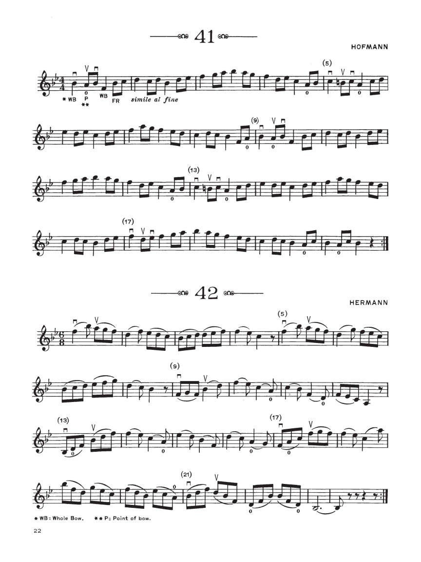 First Etude Album for Violin