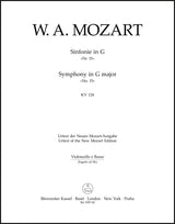 Mozart: Symphony No. 15 in G Major, K. 124