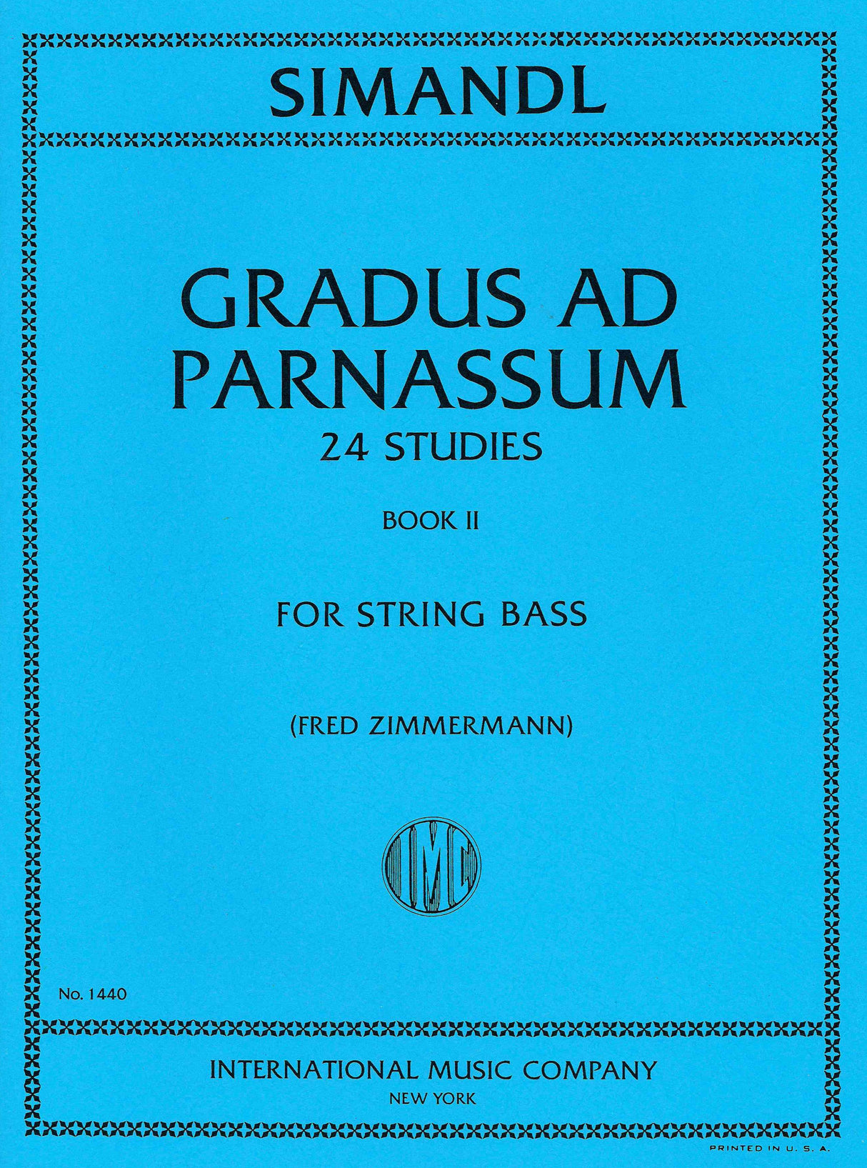 Simandl: Gradus ad Parnassum - Volume 2 (Nos. 15-24)