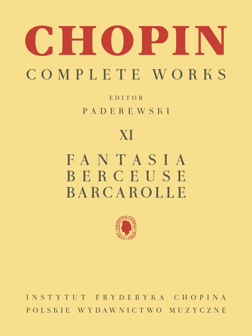 Chopin: Fantasia, Berceuse, and Barcarolle