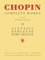 Chopin: Fantasia, Berceuse, and Barcarolle