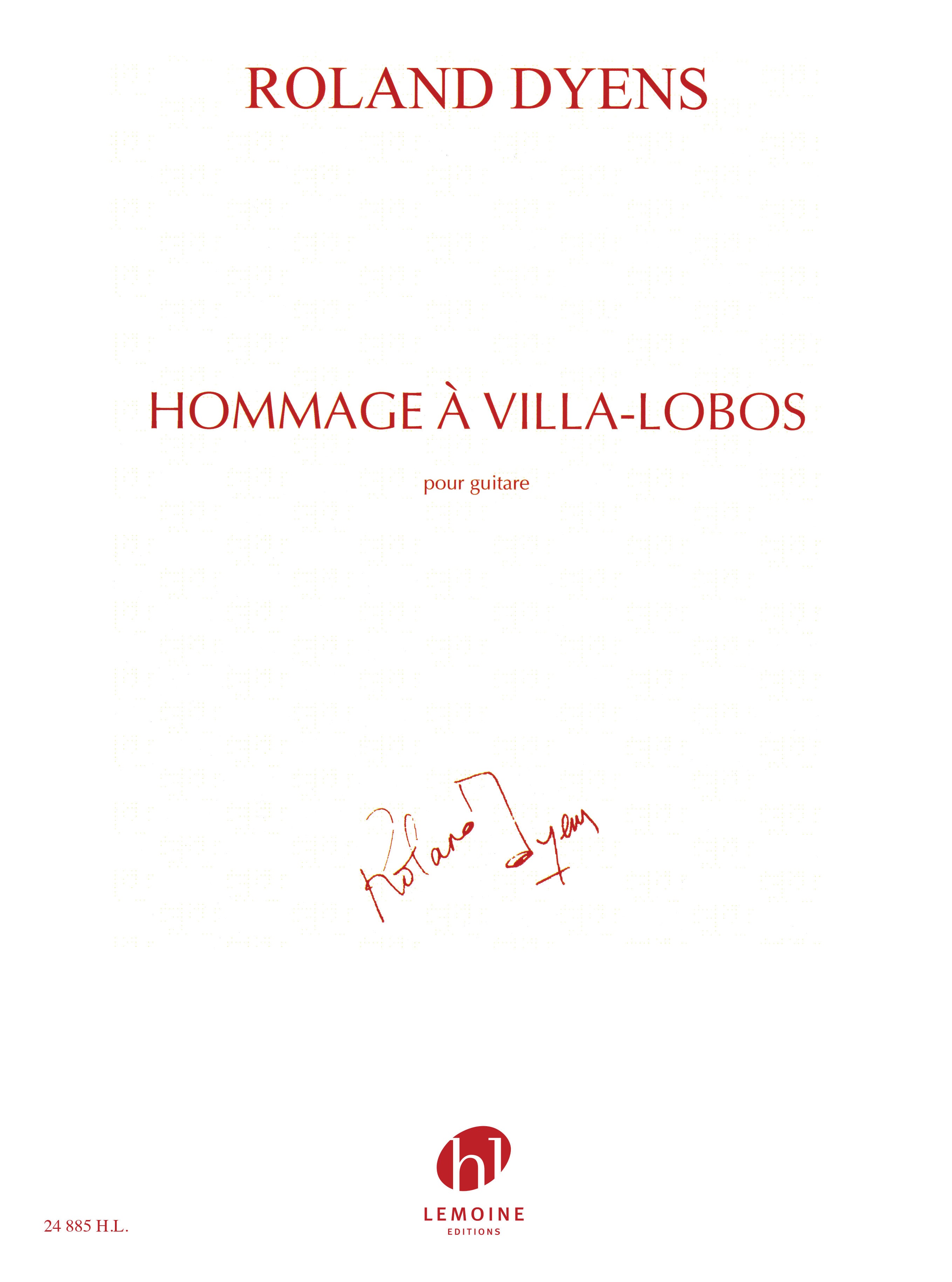 Dyens: Hommage à Villa-Lobos – Ficks Music