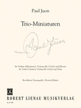 Juon: Trio Miniatures