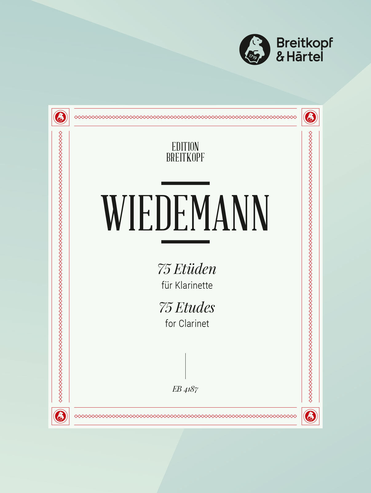 Wiedemann: 75 Etudes for Clarinet