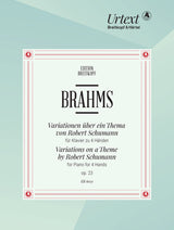 Brahms: Variations on a Theme of Schumann, Op. 23