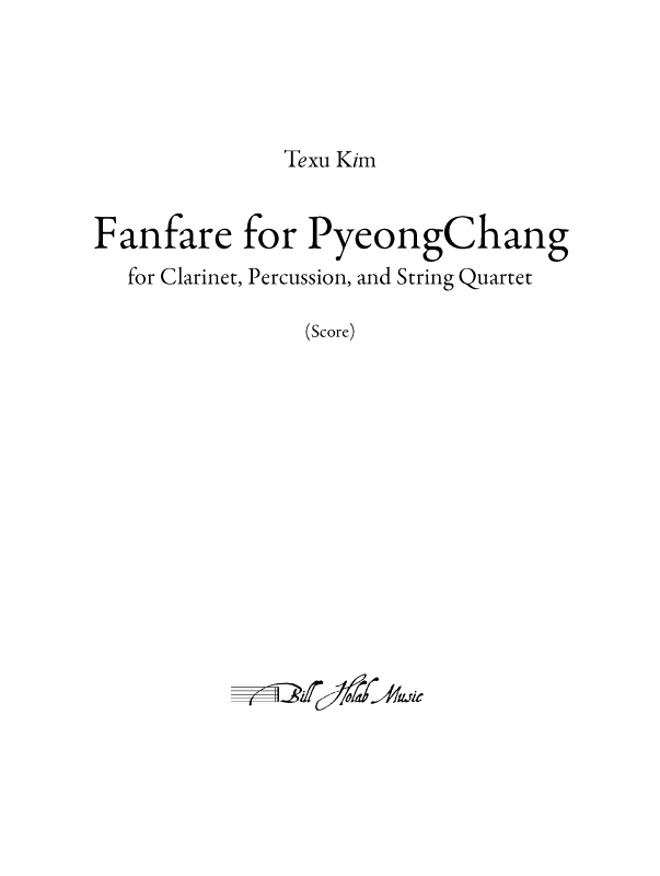 Kim: Fanfare for PyeongChang