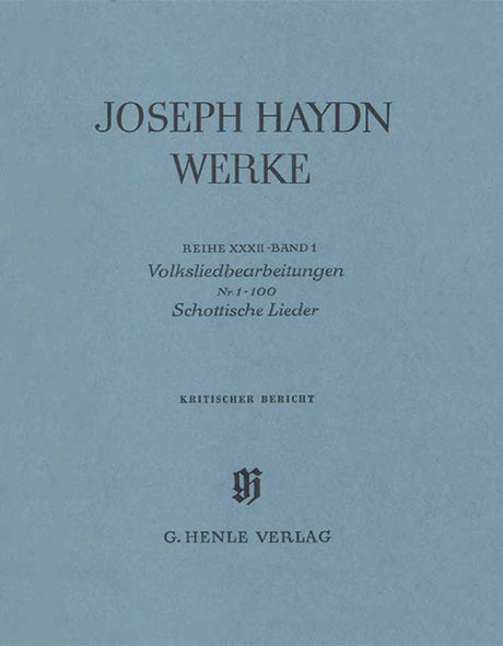 Haydn: Arrangements of Folk Songs Nos. 1-100 (Scottish Songs)