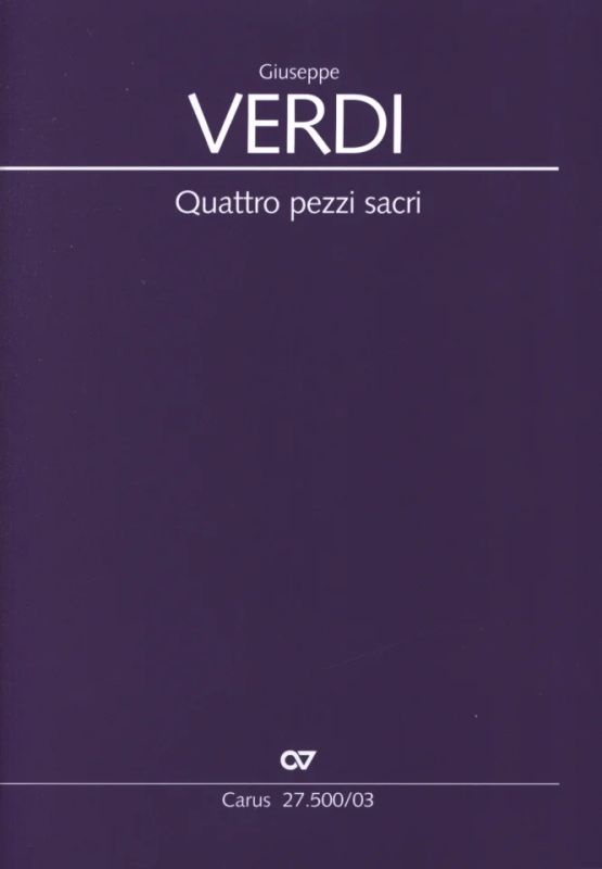 Verdi: Quattro pezzi sacri